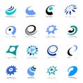 Design elements set. Abstract icons Royalty Free Stock Photo