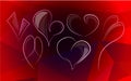 Design elements for Valentine`s day. Royalty Free Stock Photo