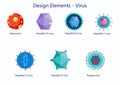 Design Elements -virus.Medical infographic and icons