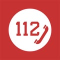 Design of 112 emergency icon