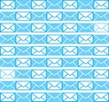 The design of envelope blue wallpaper background