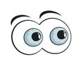 Design of eyes looking illustration Royalty Free Stock Photo