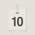 The design features black text on a plain white background. The word MAY is Royalty Free Stock Photo