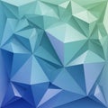 Design featuring a series of interconnected polygons in shades Royalty Free Stock Photo