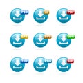 Design File Format Icons Royalty Free Stock Photo