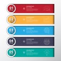 Design flat shadow step number banners /graphic or website.vector eps10.