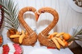 Design fruit table on holiday Royalty Free Stock Photo