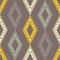 Design of geometric shapesDesign of geometric shapes. Rhombus. Hatch. Seamless pattern. Royalty Free Stock Photo