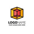 Design, Graphic, Tool Business Logo Template. Flat Color Royalty Free Stock Photo