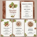 Design for Hazelnut Delights: A Taste of Autumn , featuring hazelnut Royalty Free Stock Photo