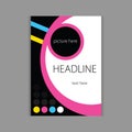 Design headline cover beauty vector Royalty Free Stock Photo