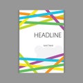 Design headline cover vector Royalty Free Stock Photo