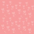 Design of heart in a soft colour background for any template and social media post Royalty Free Stock Photo