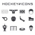 design icons of hockey