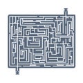 Imaginative maze design Royalty Free Stock Photo