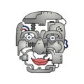 Design of imaginative robot head