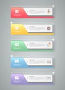 Design infographic template. can be used for workflow layout, diagram Royalty Free Stock Photo