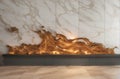 Design interior wall render marble