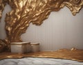 Design interior wall render marble modern indoor ai generator