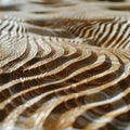 Organic pattern inspired by the patterns formed by wind-blown sand patterns in a desert landscape. AI Generated Royalty Free Stock Photo
