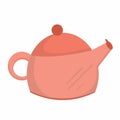 Design of kettle in a soft colour background for any template and social media post