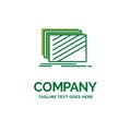 Design, layer, layout, texture, textures Flat Business Logo temp