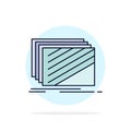 Design, layer, layout, texture, textures Flat Color Icon Vector