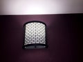 Design loft lamp with dim light and mesh housing