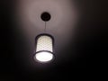 Design loft lamp with dim light and mesh housing