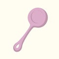 Design of spoon in a soft colour background for any template and social media post