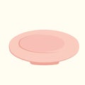 Design of plate in a soft colour background for any template and social media post
