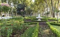 The design of the mall with a fountain in Gulhane Park.Istambul