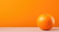 design minimal orange background