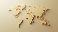 Design minimal world map Royalty Free Stock Photo