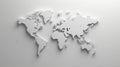 Design minimal world map Royalty Free Stock Photo