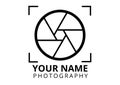 Photographer logo plain style