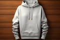 Design mockup clothes, realistic 3D rendering of blank hoodies