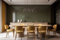 Design modern chic luxury dining room. Generative AI