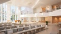 design modern church building Royalty Free Stock Photo