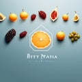 design a modern and stylish logo for a virtual dry fruit store trending on artstation sharp focu Royalty Free Stock Photo