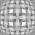 Design monochrome decorative geometric pattern