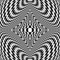 Design monochrome illusion checkered background