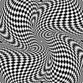 Design monochrome motion checkered background