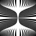 Design monochrome movement illusion background Royalty Free Stock Photo