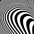 Design monochrome movement illusion background Royalty Free Stock Photo