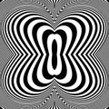 Design monochrome movement illusion background Royalty Free Stock Photo
