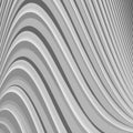 Design monochrome parallel waving lines background