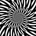 Design monochrome striped spiral movement backgrou