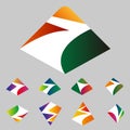Design mountain logo element