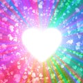 Design of multi-colored rays Royalty Free Stock Photo